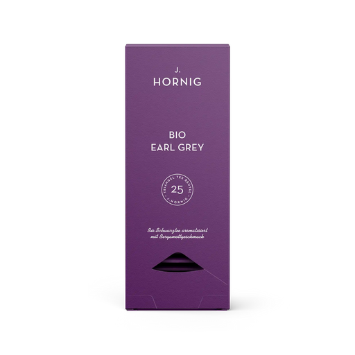 Eine Packung J. Hornig Bio Early Grey Tee