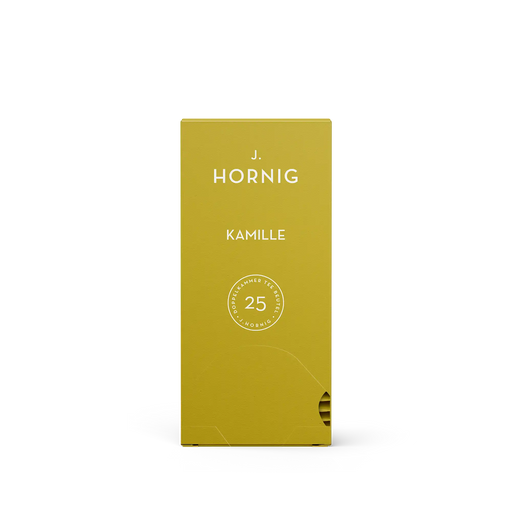 Eine Packung J. Hornig Kamille Tee