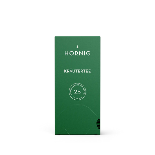 Eine Packung J. Hornig Kräutertee